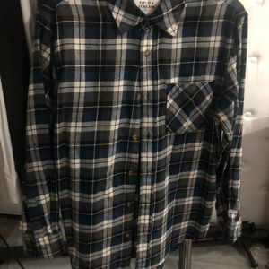 Blue flannel shirt